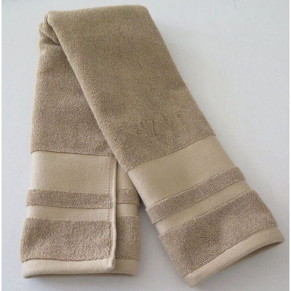 Ralph Lauren Wilton 16" x 32.5" Desert Tan 100% Cotton Hand Towel - Picture 1 of 7